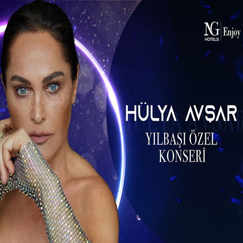 NG Enjoy Hotel Sapanca Yılbaşı Programı 2024 NG Enjoy Hotel Sapanca'da 2024 yılbaşı gecesi sevilen sanatçı Hülya Avşar'ın sahnesi ile müziğe doyacaksınız. Muhteşem bir eğlence sizleri bekliyor. Tam anlamıyla eğlenceye doyacaksınız.>