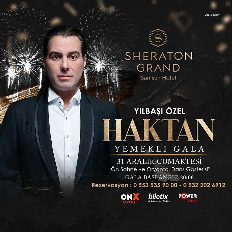Samsun Sheraton Grand Hotel Yılbaşı Programı 2023 Samsun Tatil Otel