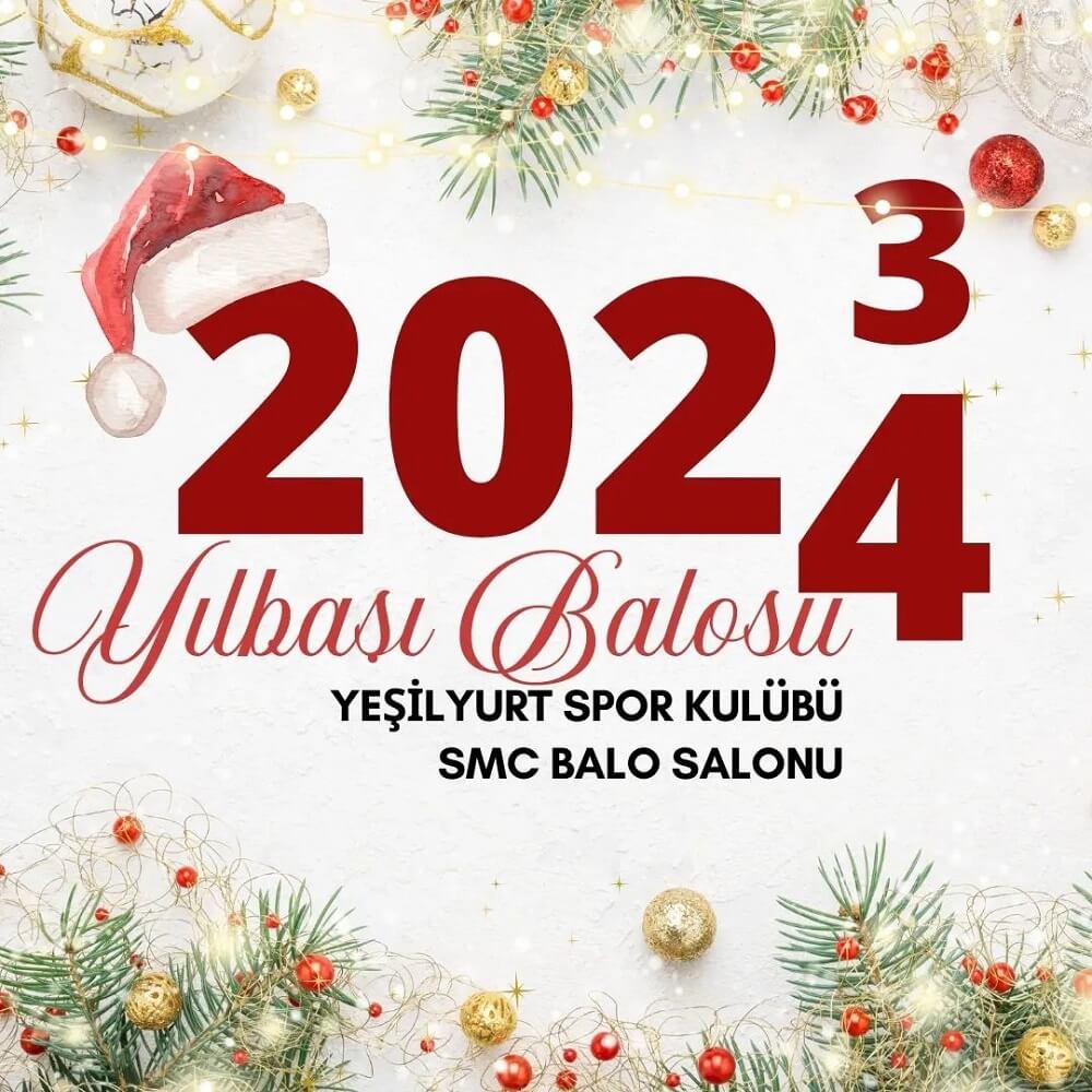 Yeşilyurt Spor Kulübü Tesisleri Yılbaşı Programı 2024 Her sene olduğu gibi 2023 senesine de eğlenceli bir şekilde veda ediyoruz.