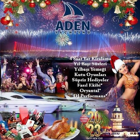 Aden Yachting İstanbul Teknede Yılbaşı Programı 2023>